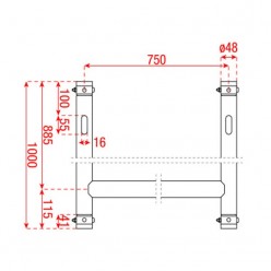 Showgear 70473B H-Downrigger